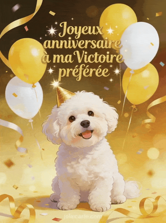 Joyeux anniversaire Victoire - Carte joyeux anniversaire victoire