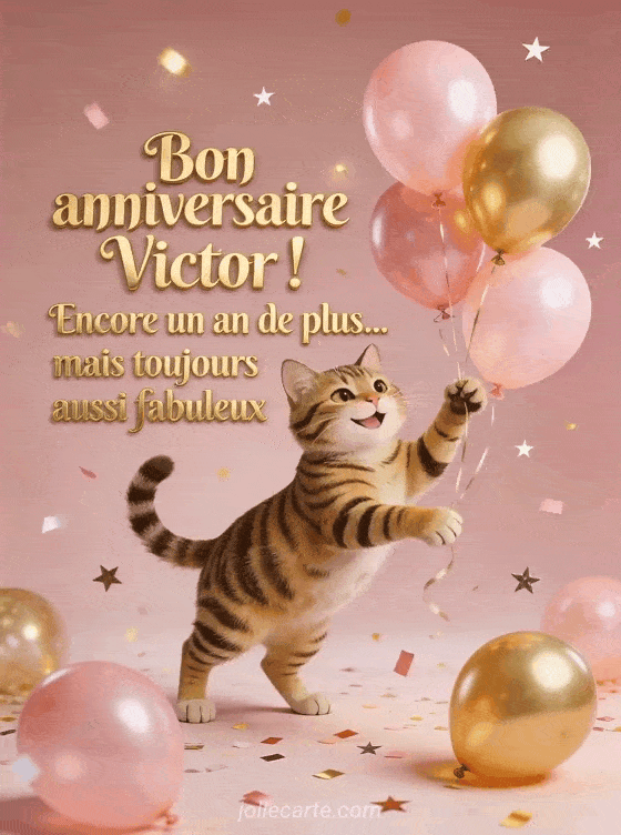 Joyeux anniversaire Victor - Bon anniversaire victor