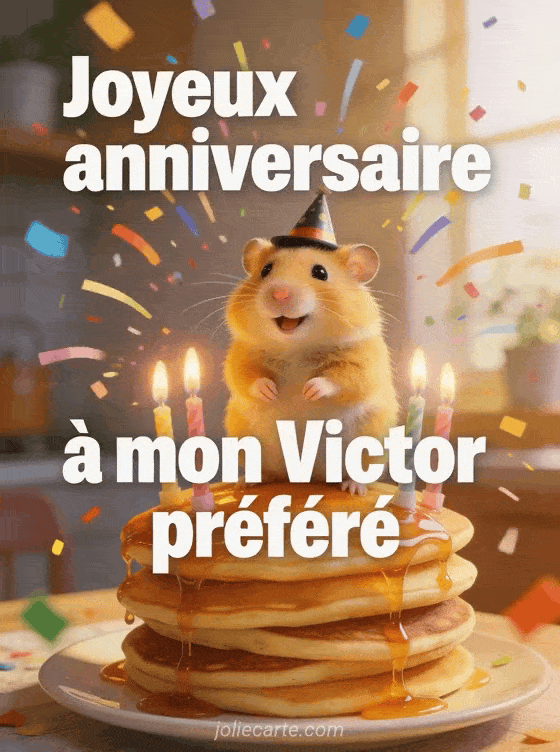 Joyeux anniversaire Victor - Joyeux anniversaire victor gif