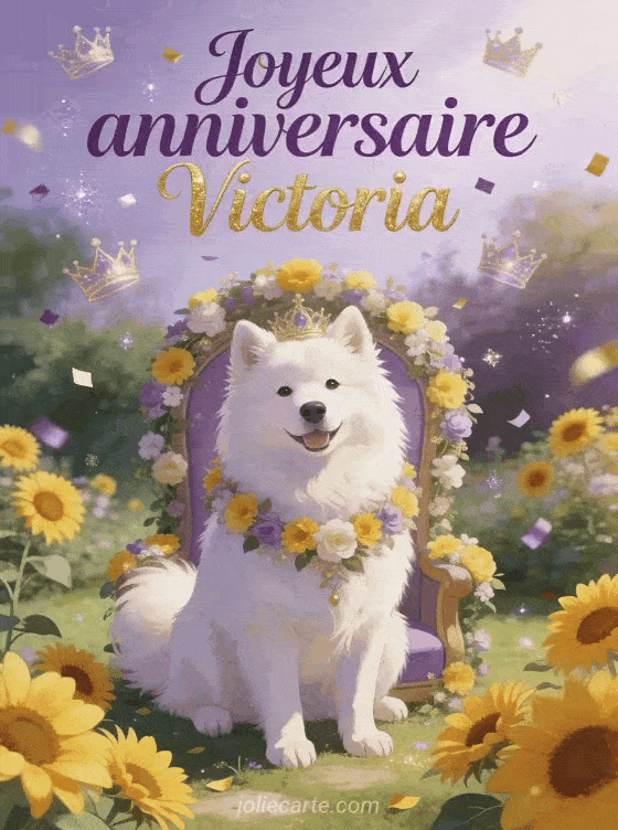 Joyeux anniversaire Victoria - Joyeux anniversaire victoria gif anime