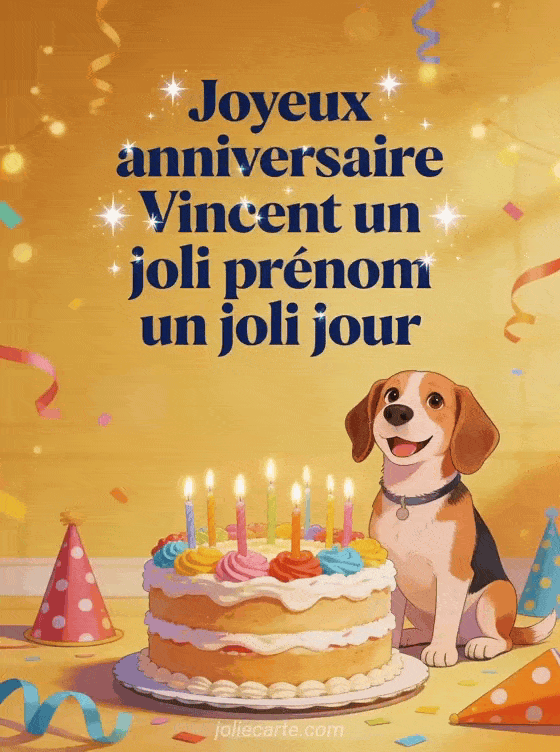 Joyeux anniversaire Vincent - Joyeux anniversaire vincent image