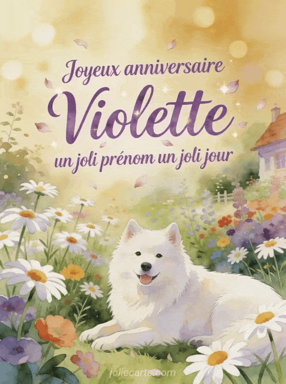 Joyeux anniversaire Violette - Joyeux anniversaire violette gros bisous