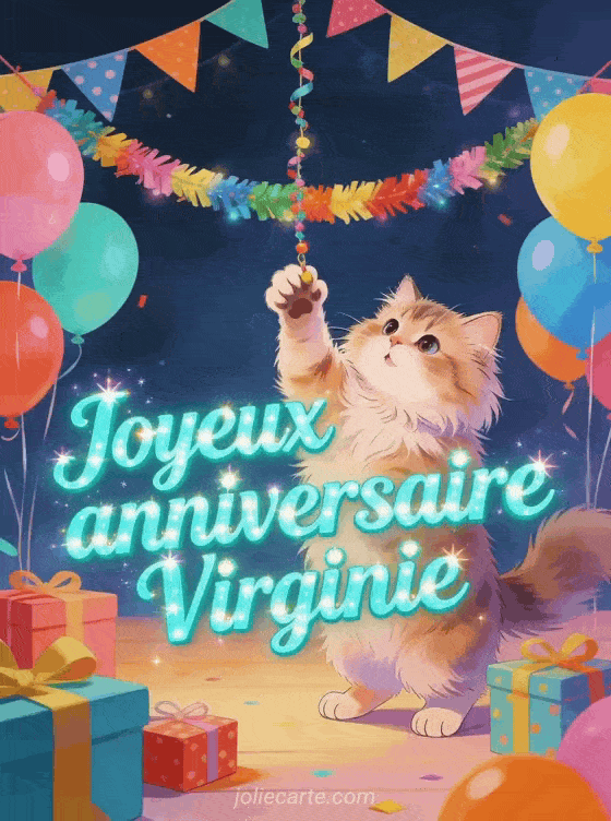 Joyeux anniversaire Virginie - Joyeux anniversaire virginie gif