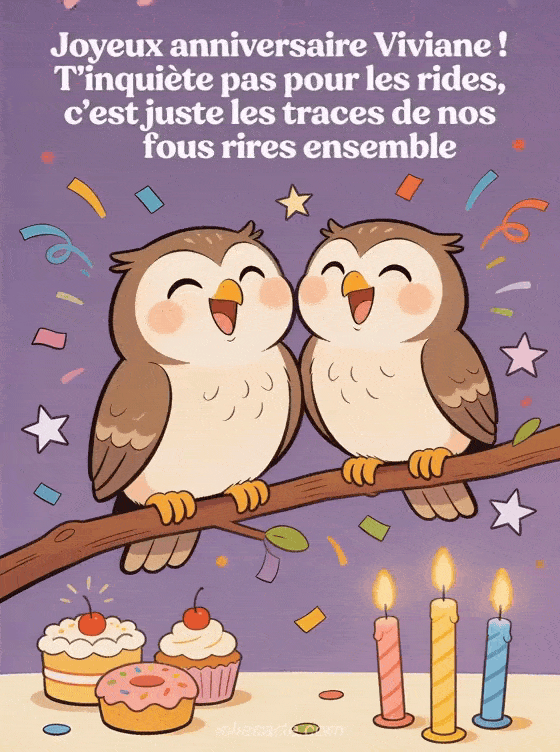 Joyeux anniversaire Viviane - Viviane rigolo