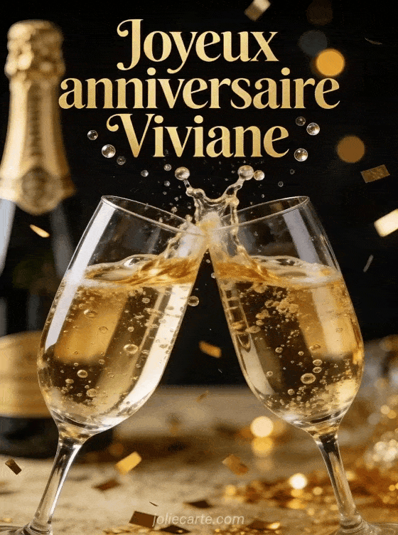 Joyeux anniversaire Viviane - Joyeux anniversaire viviane champagne