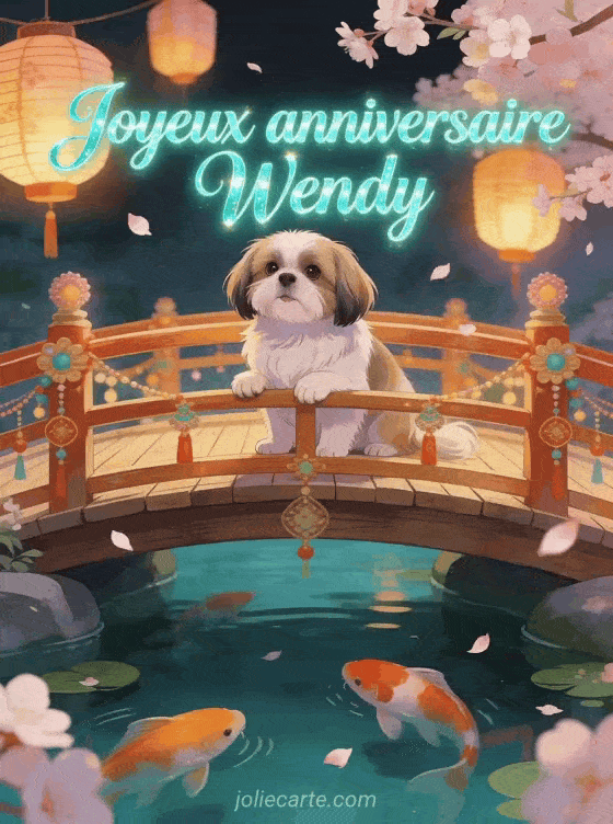 Joyeux anniversaire Wendy - Joyeux anniversaire wendy gif anime