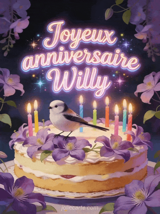 Joyeux anniversaire Willy - Joyeux anniversaire willy image