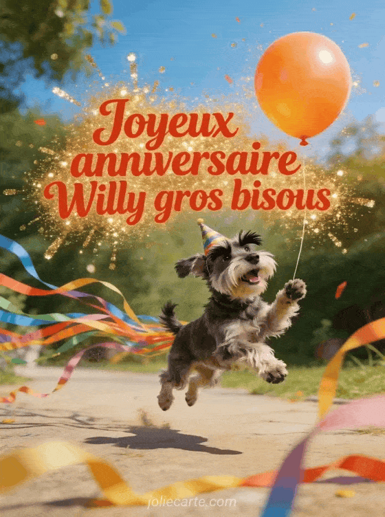 Joyeux anniversaire Willy - Joyeux anniversaire willy gros bisous