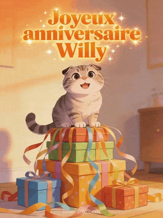 Joyeux anniversaire Willy - Joyeux anniversaire willy gif