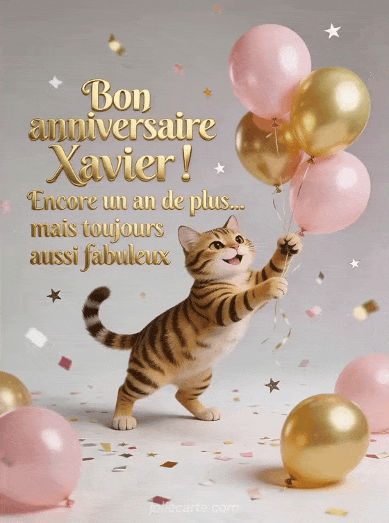 Joyeux anniversaire Xavier - Bon anniversaire xavier