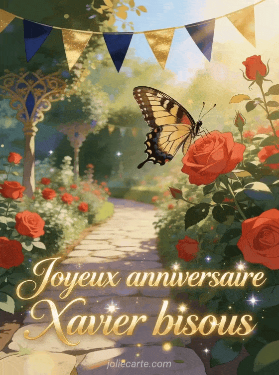 Joyeux anniversaire Xavier - Joyeux anniversaire xavier bisous