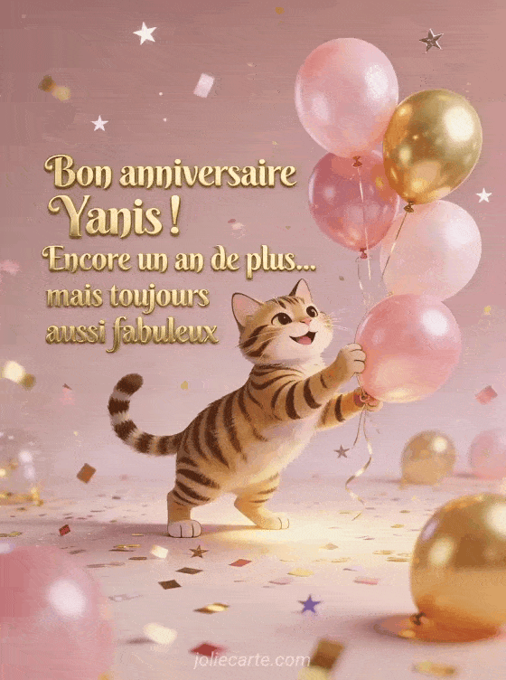 Joyeux anniversaire Yanis - Bon anniversaire yanis
