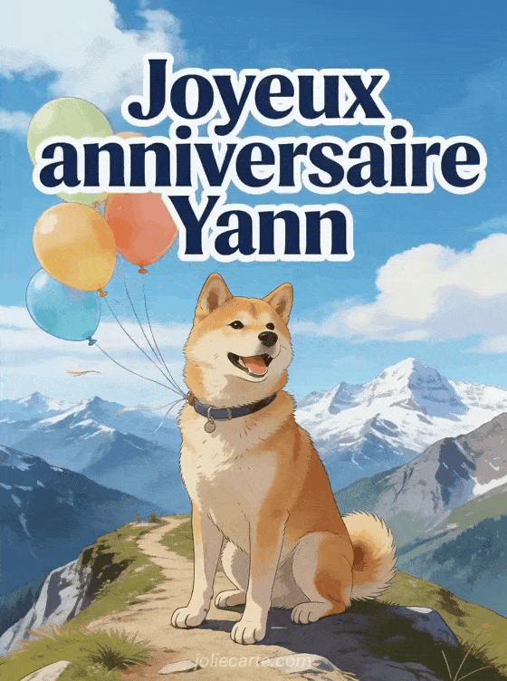 Joyeux anniversaire Yann - Joyeux anniversaire yann chien