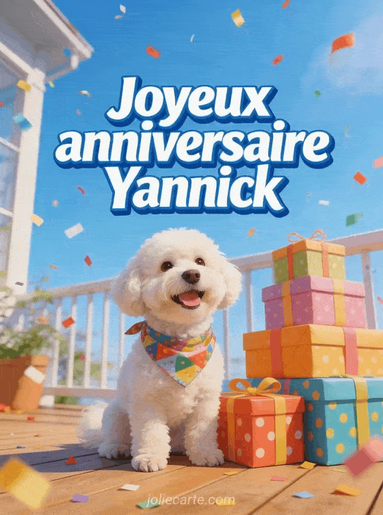Joyeux anniversaire Yannick - Joyeux anniversaire yannick garcon