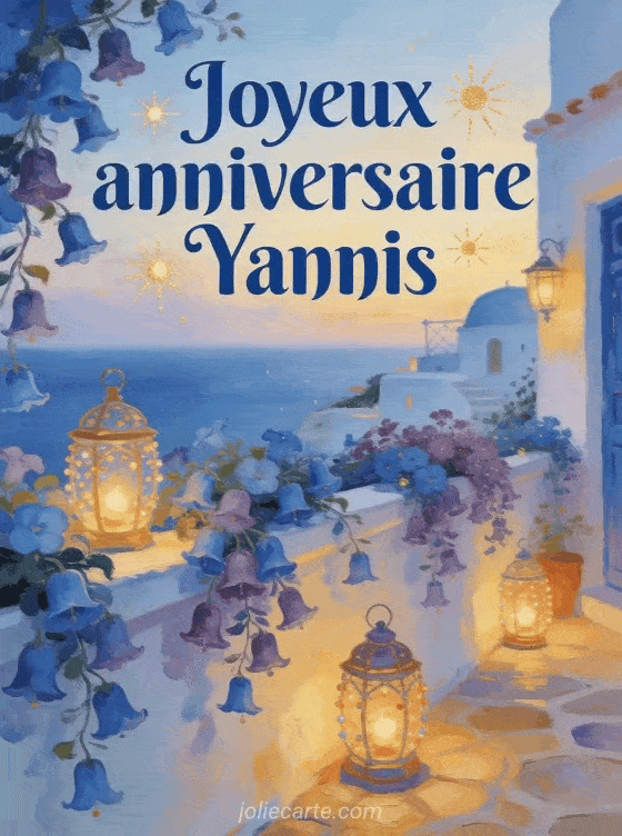 Joyeux anniversaire Yannis - Joyeux anniversaire yannis gif