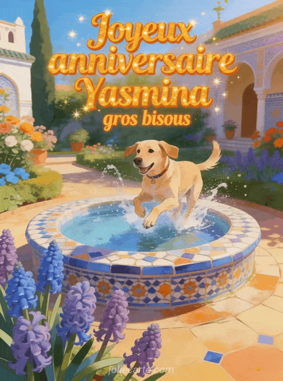 Joyeux anniversaire Yasmina - Joyeux anniversaire yasmina gros bisous