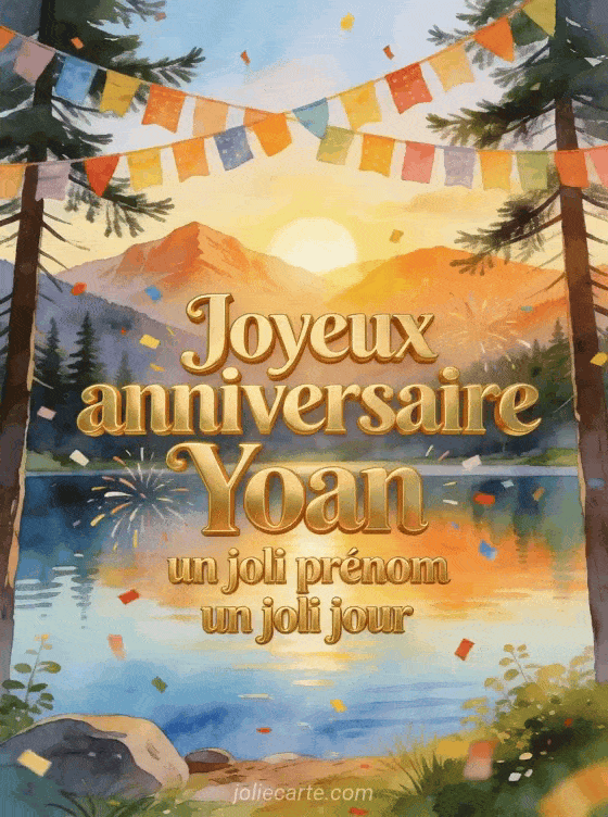 Joyeux anniversaire Yoan - Joyeux anniversaire yoan image