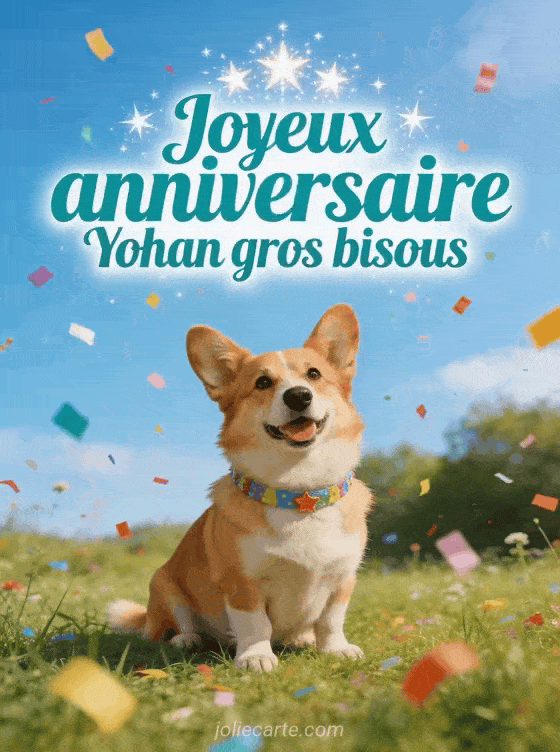 Joyeux anniversaire Yohan - Joyeux anniversaire yohan gros bisous