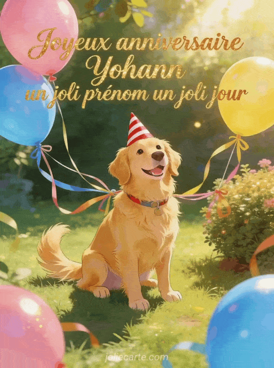 Joyeux anniversaire Yohann - Joyeux anniversaire yohann gif