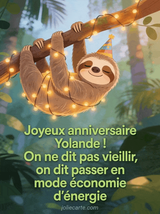 Joyeux anniversaire Yolande - Yolande humour