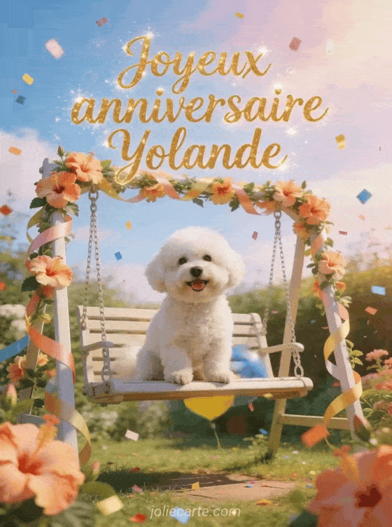 Joyeux anniversaire Yolande - Joyeux anniversaire yolande chien