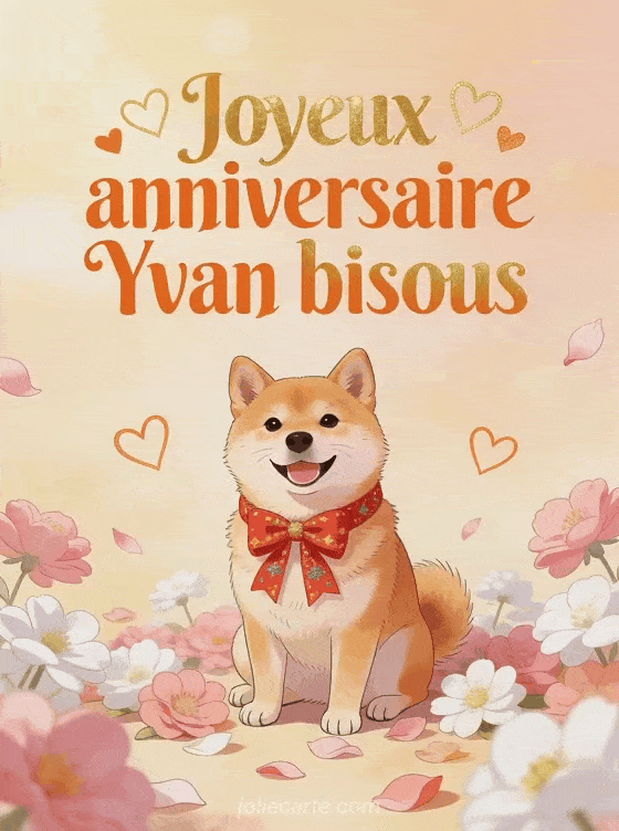 Joyeux anniversaire Yvan - Joyeux anniversaire yvan bisous