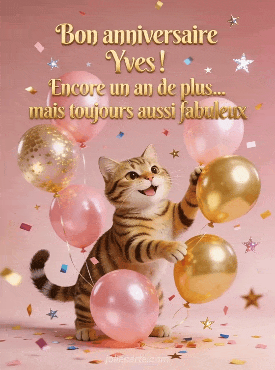 Joyeux anniversaire Yves - Bon anniversaire yves
