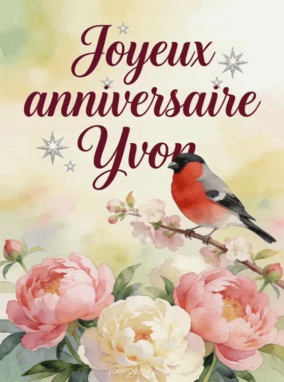 Joyeux anniversaire Yvon - Joyeux anniversaire yvon gif anime