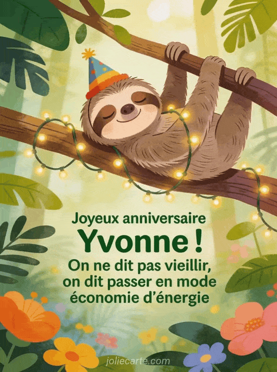 Joyeux anniversaire Yvonne - Yvonne humour