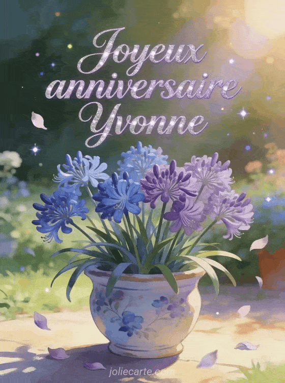 Joyeux anniversaire Yvonne - Joyeux anniversaire yvonne fleurs