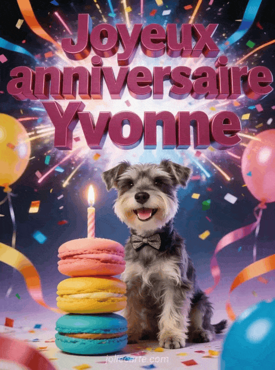 Joyeux anniversaire Yvonne - Joyeux anniversaire yvonne gif