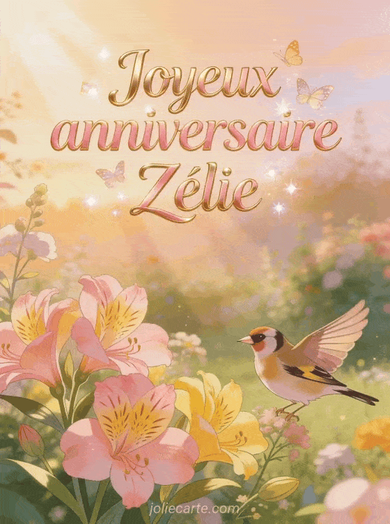 Joyeux anniversaire Zélie - Joyeux anniversaire zelie gif anime