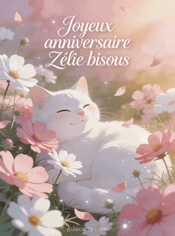 Joyeux anniversaire Zélie - Joyeux anniversaire zelie bisous
