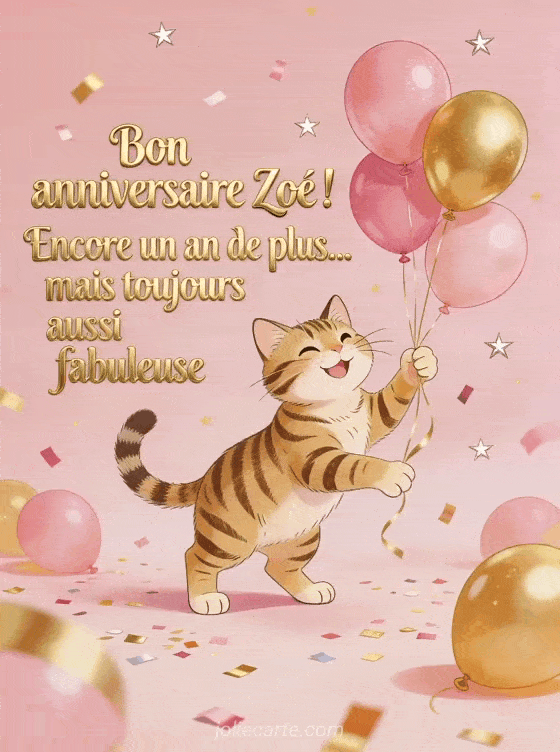 Joyeux anniversaire Zoe - Bon anniversaire zoe